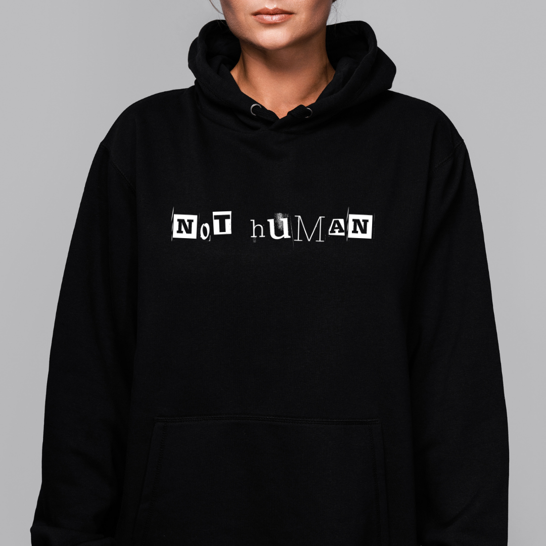 NOT HUMAN HOODIE BLACK